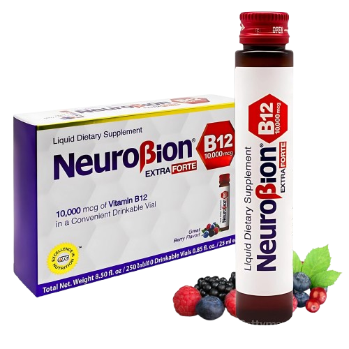 Neurobion Extra Forte B12 10,000 mcg Vials - Extreme Powerful B12 - 10 Vials (Spain)