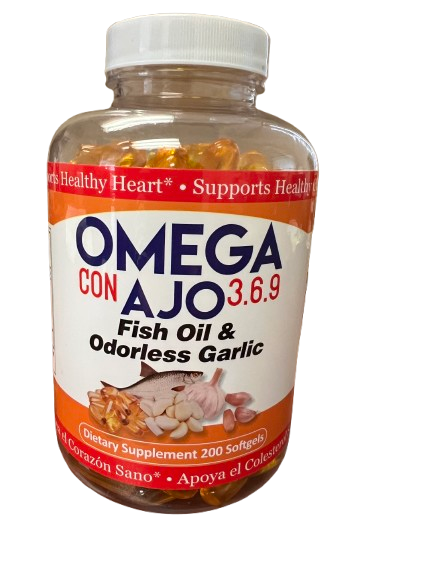 Ajo con Omega 369 Odorless 200 softgels