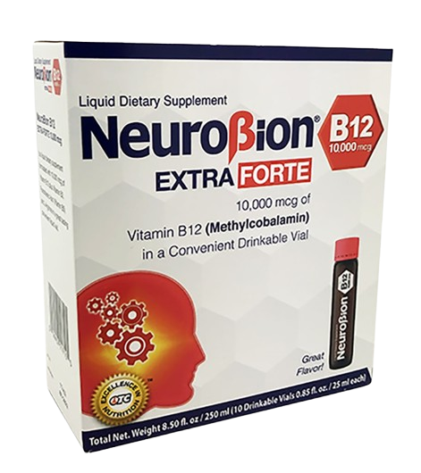 Neurobion Extra Forte B12 10,000 mcg Vials - Extreme Powerful B12 - 10 Vials (Italy)