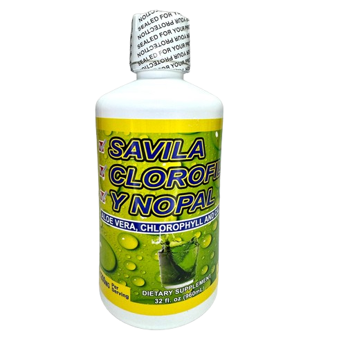 Savila, Clorofila Y Nopal 32 fl oz